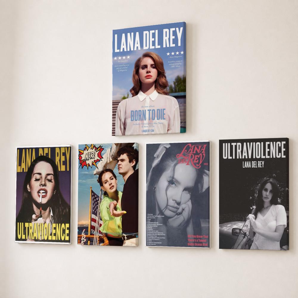 Canvas Wrap Ready - Ünlü Şarkıcı L-Lana Del Rey Tablosu