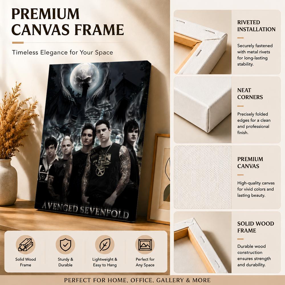 Rock Grubu A-avenged Sevenfold - Canvas Wrap Ready incelemesi ve fiyatı