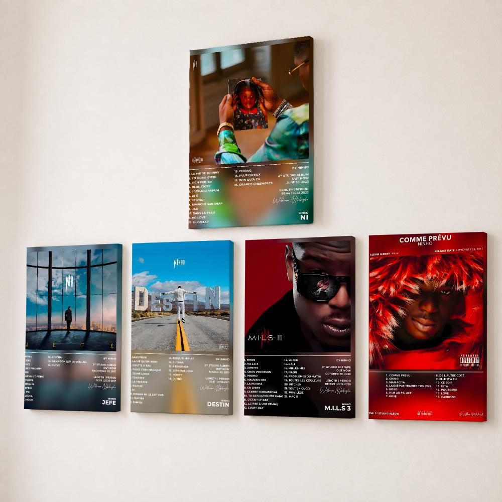 Şarkıcı Rapçi N-ninho Tablosu  - Canvas Wrap Ready incelemesi ve fiyatı