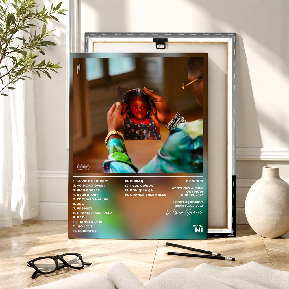 Şarkıcı Rapçi N-ninho Tablosu  - Canvas Wrap Ready incelemesi ve fiyatı