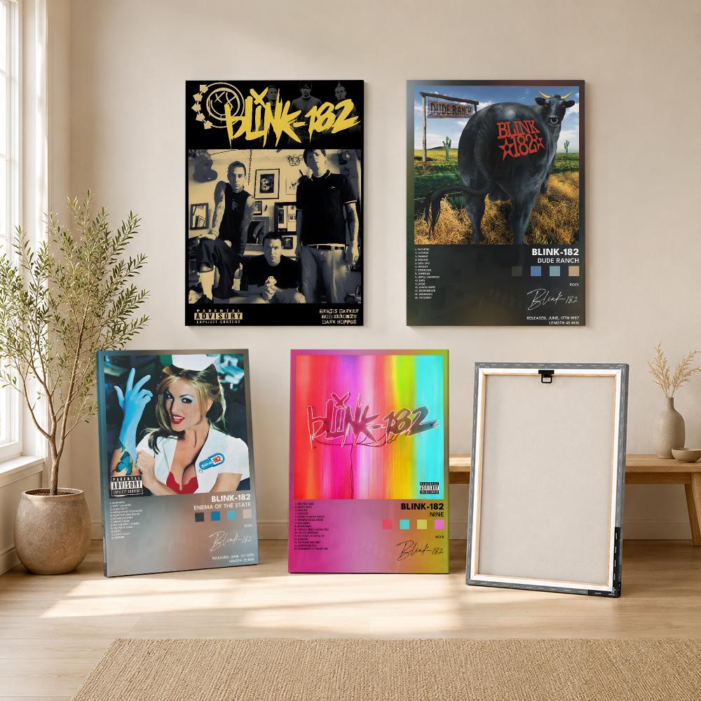 Rock Grubu B-Blink 182 Tablo K - Canvas Wrap Ready incelemesi ve fiyatı