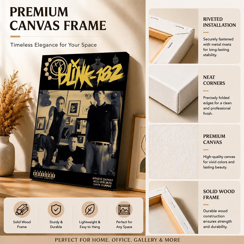 Rock Grubu B-Blink 182 Tablo K - Canvas Wrap Ready incelemesi ve fiyatı